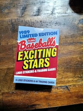 Fleer 1989 Fleer Baseball's Exciting Stars Limited Edition Boxed Set 1989